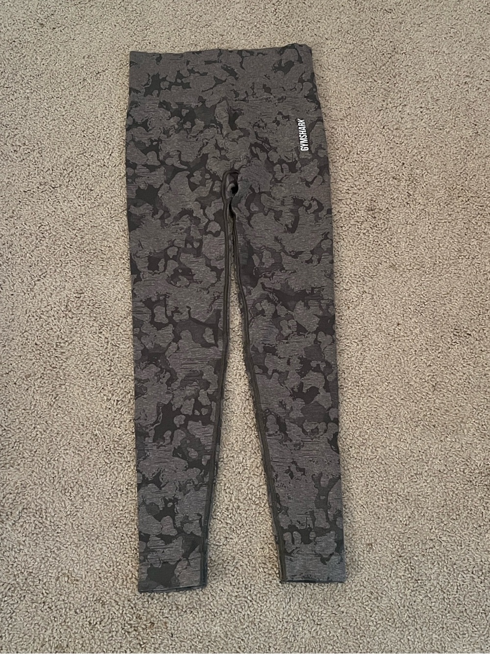 Gymshark Adapt Camo Seamless High Waist Leggings Scrunch Bum Small